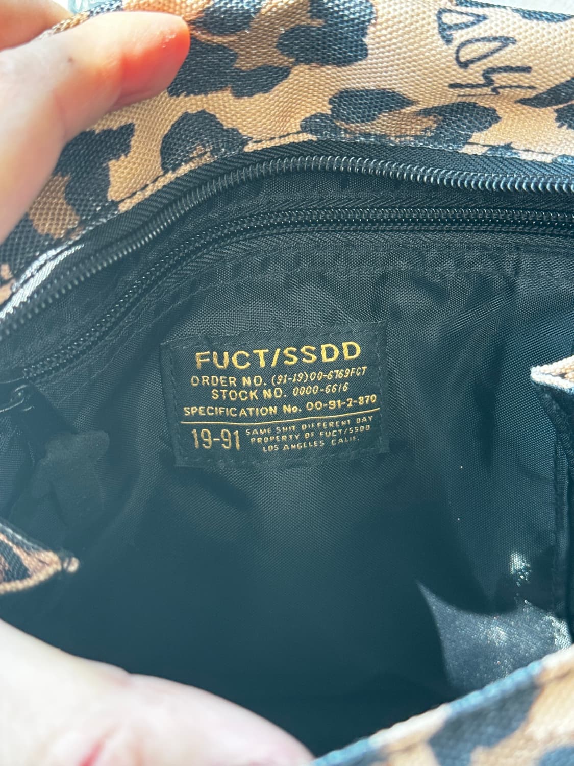 퍽트 FUCT SSDD 레오파드 미니 숄더백 상품이미지3