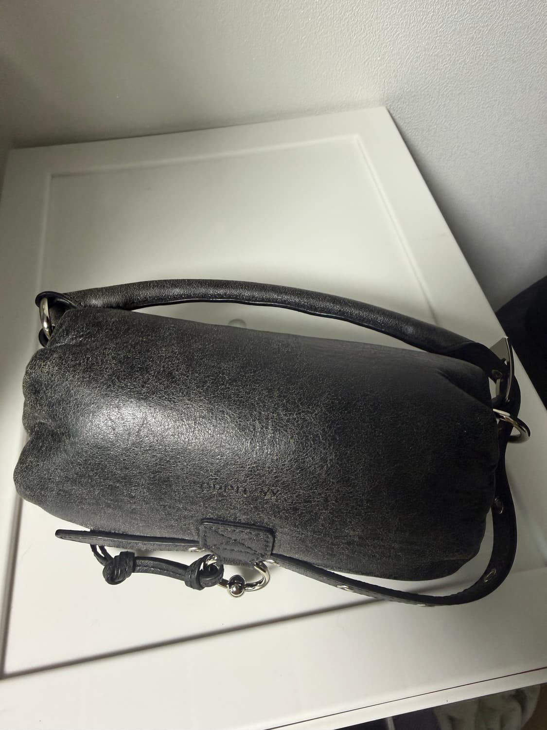 오픈와이와이 필로우 스터드 미니백 블랙 상품이미지4