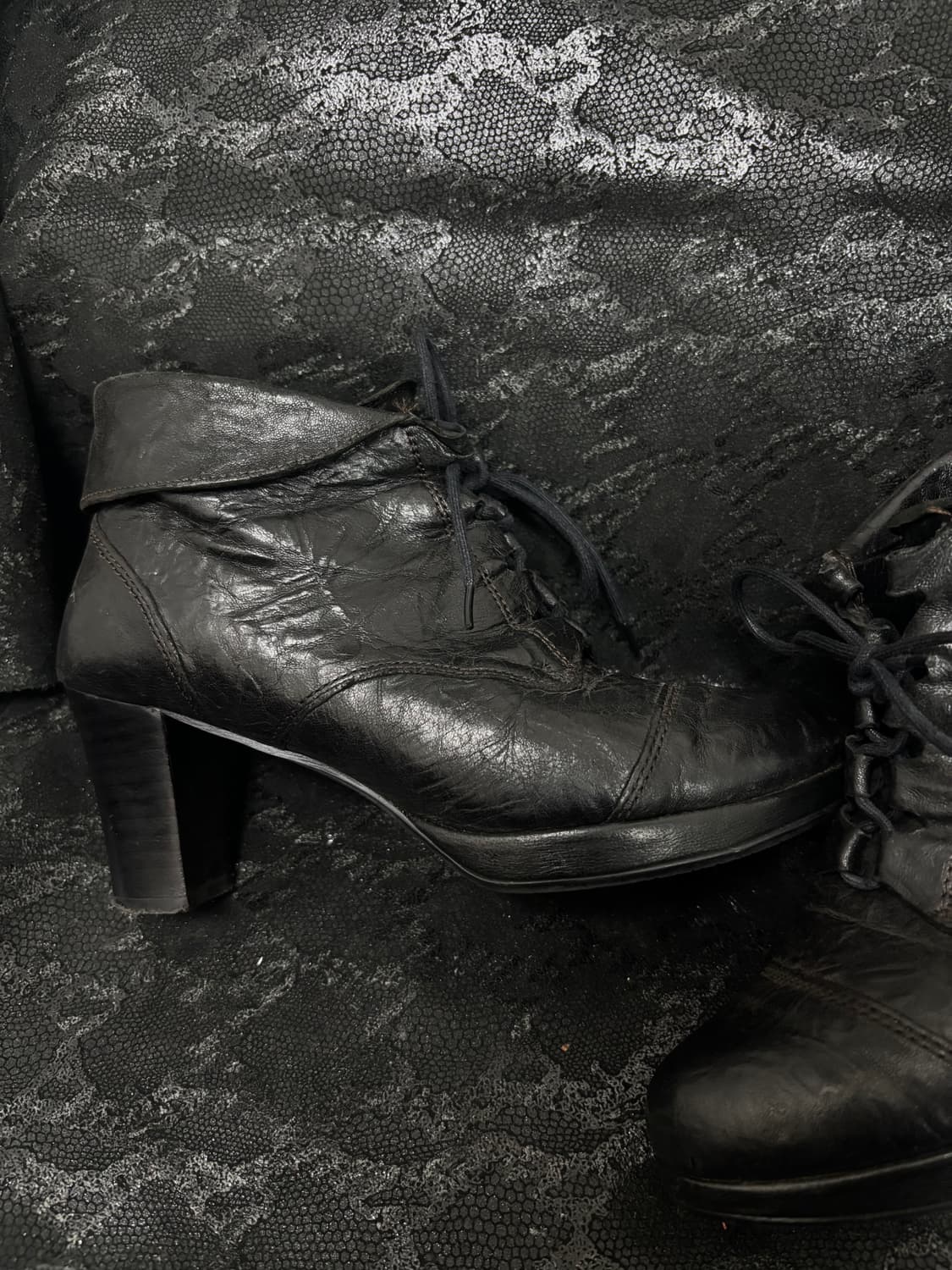 “SODA” 00’s Design Wrinkled leather shoe 상품이미지3