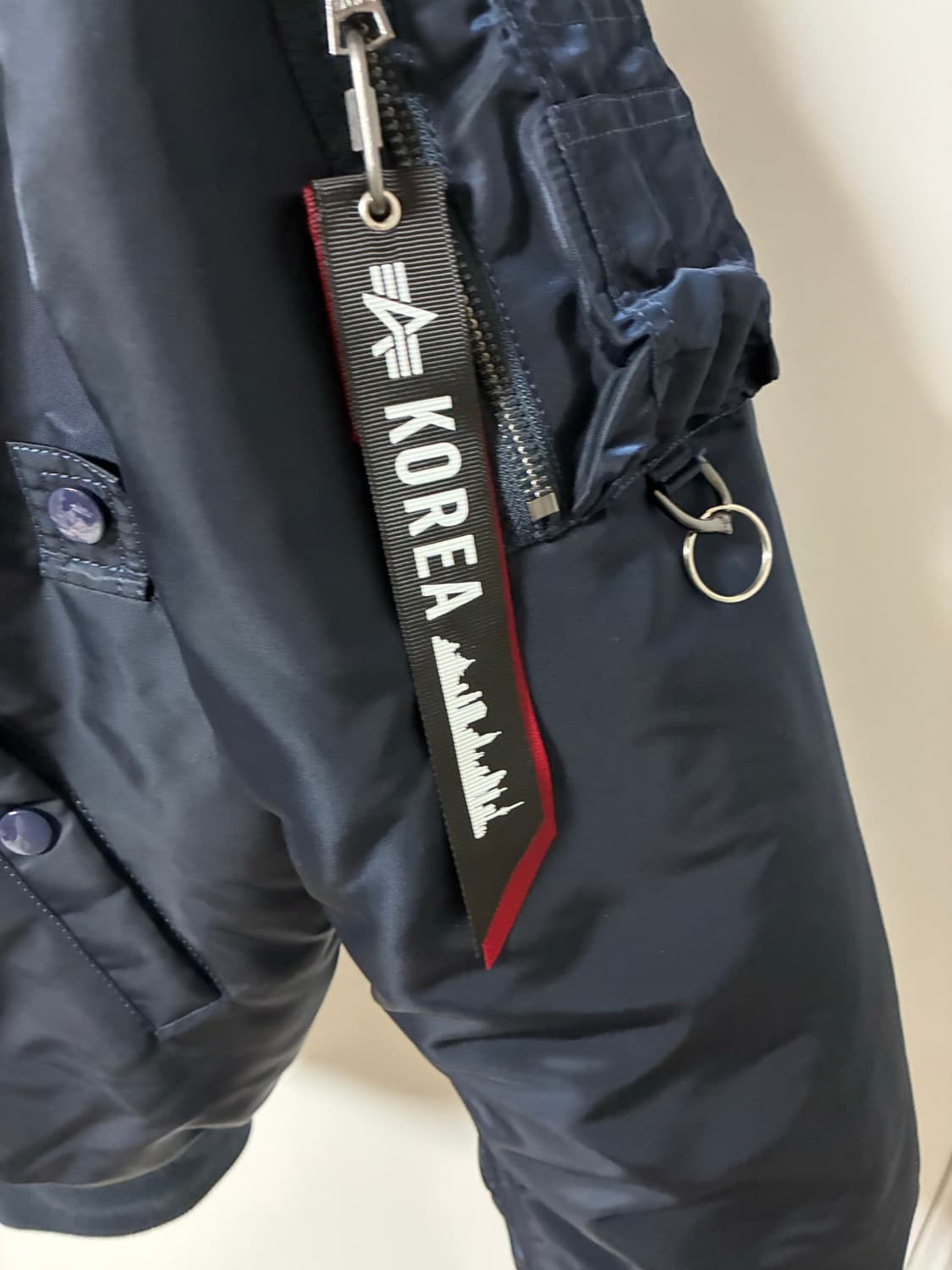 알파인더스트리 x 마스터마인드 콜라보레이션 제품 XL 네이비 상품이미지9