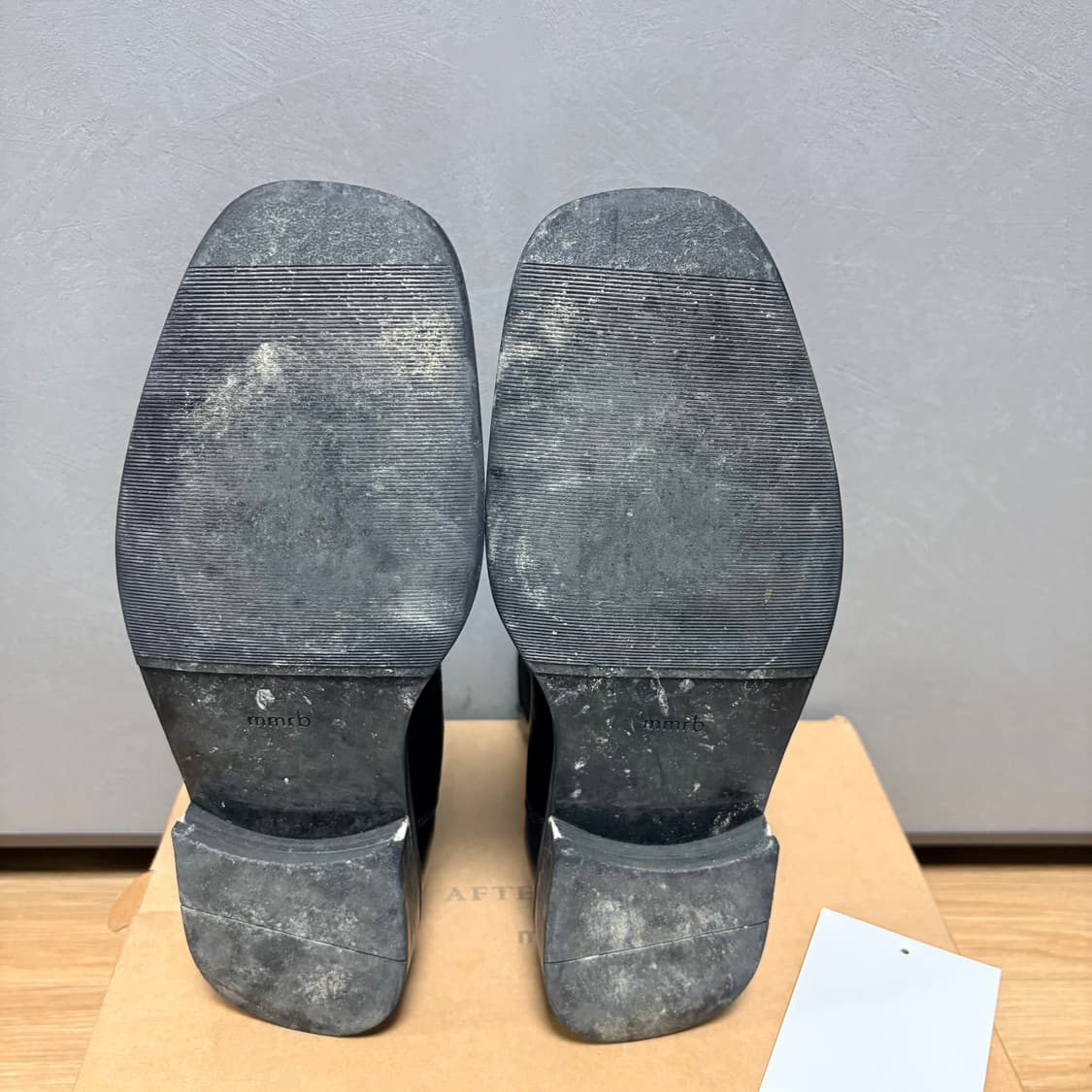 [260] mmrb 메모러블 x 애프터프레이 스퀘어토 첼시부츠 풀박스 상품이미지6