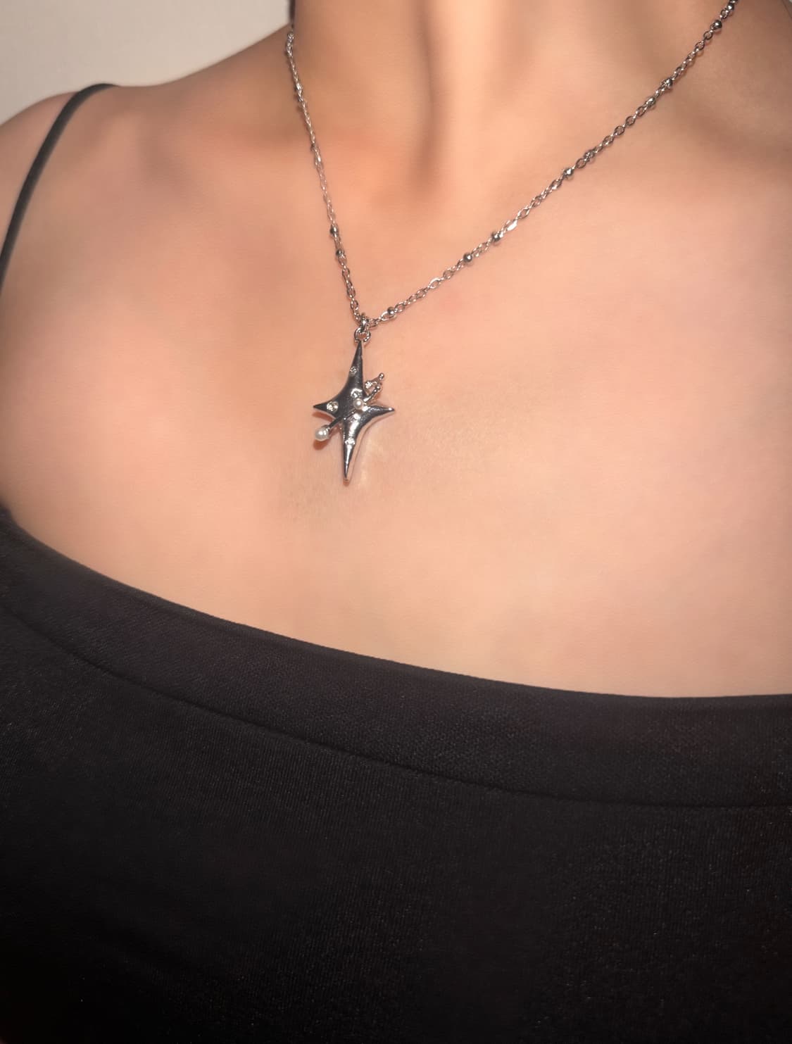 Space pearl necklace 목걸이 상품이미지3