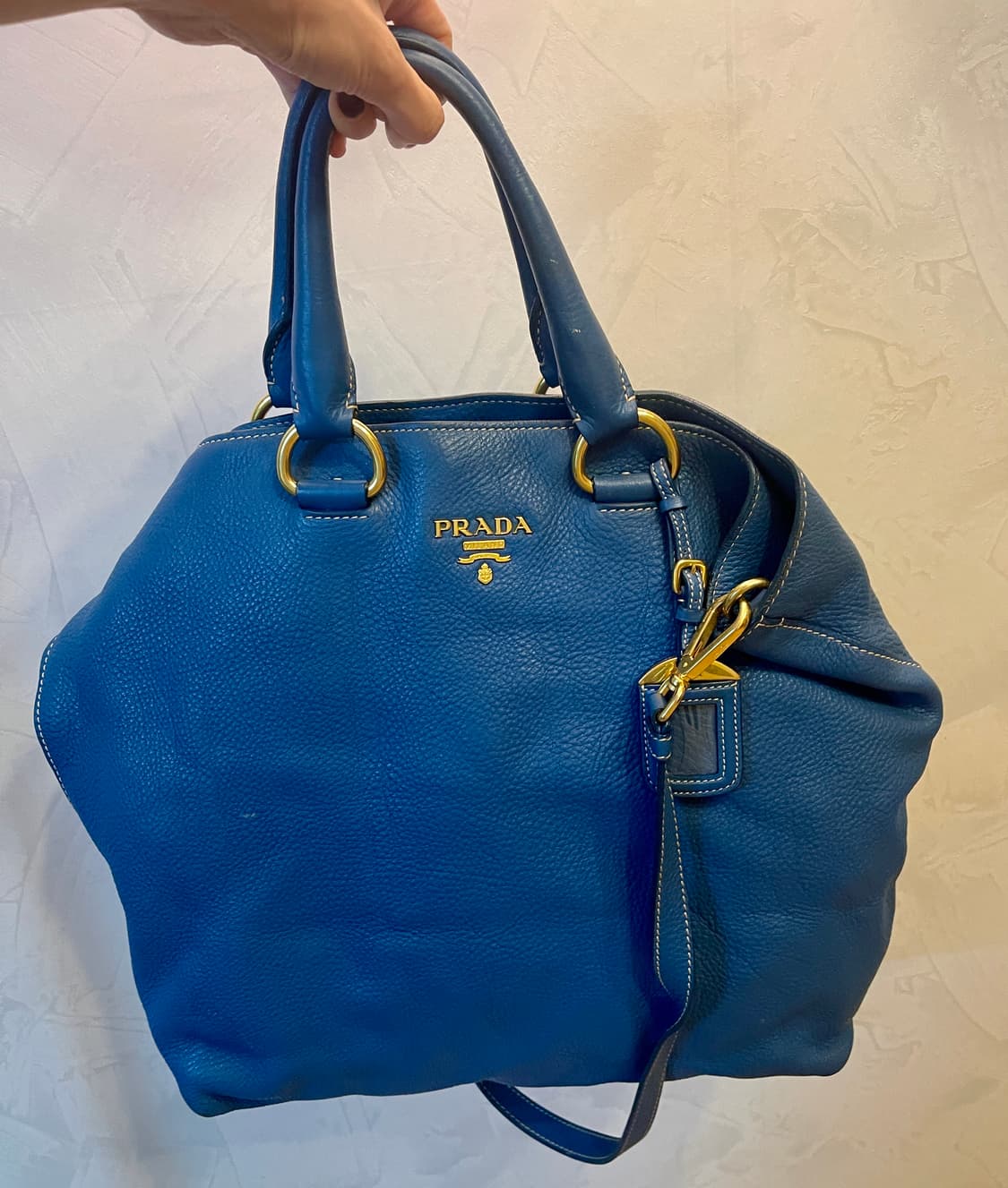 프라다 비텔로 다이노(Prada Vitello Daino) 투웨이백 상품이미지10