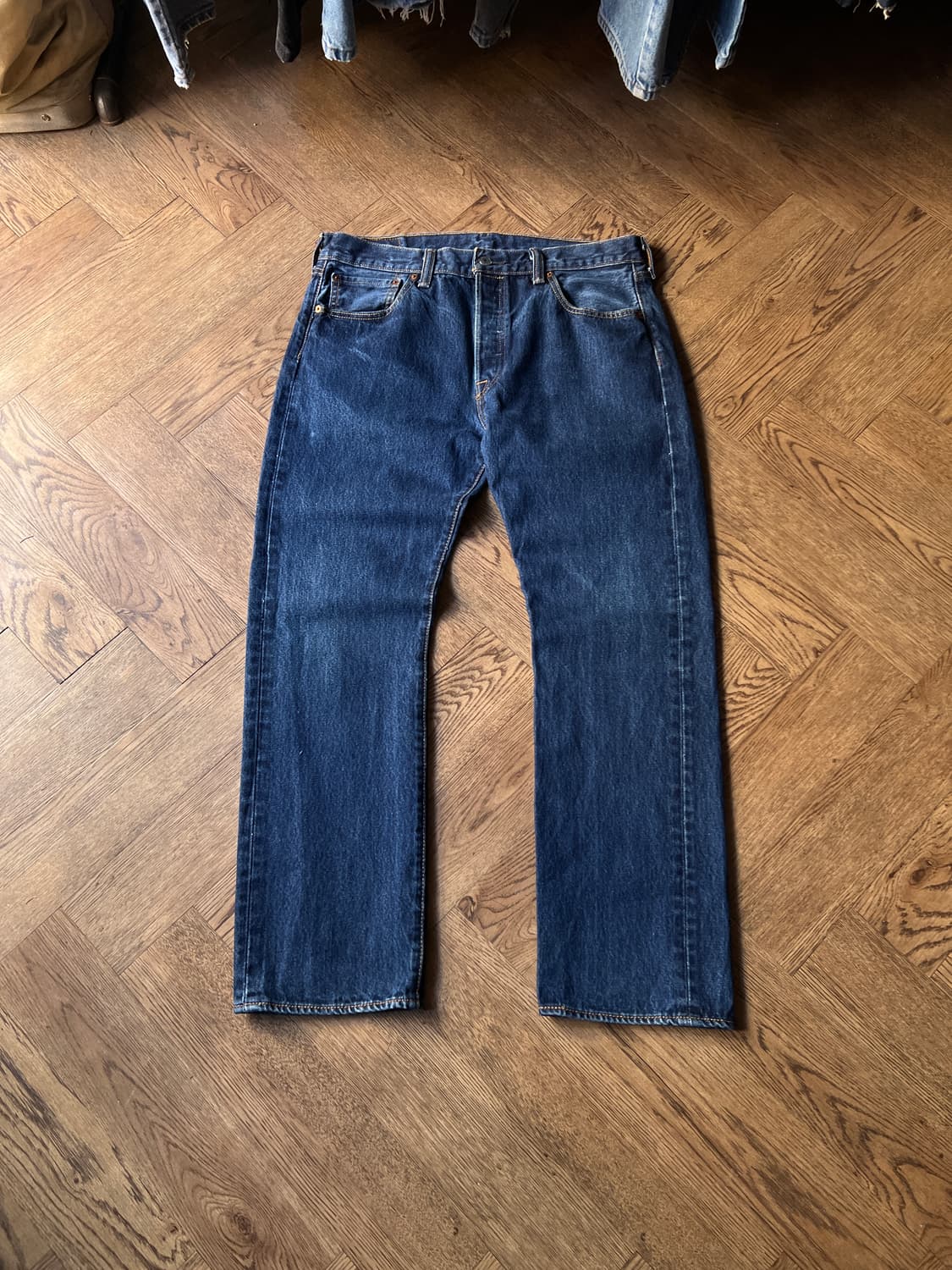 [34]리바이스 501 스트레이트 진청 데님 팬츠 상품이미지2