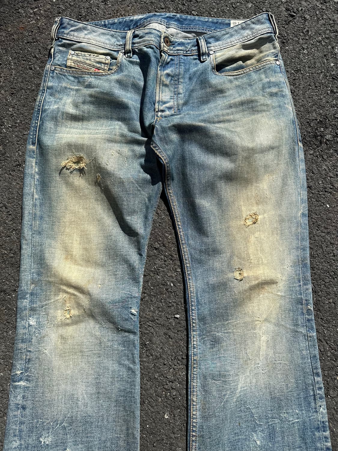 00’s Diesel zatiny repair boots denim 상품이미지6