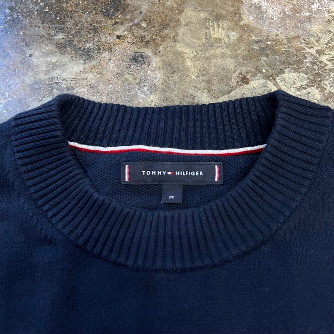 M) 타미힐피거 플래그 로고 니트 스웨터 상품이미지3