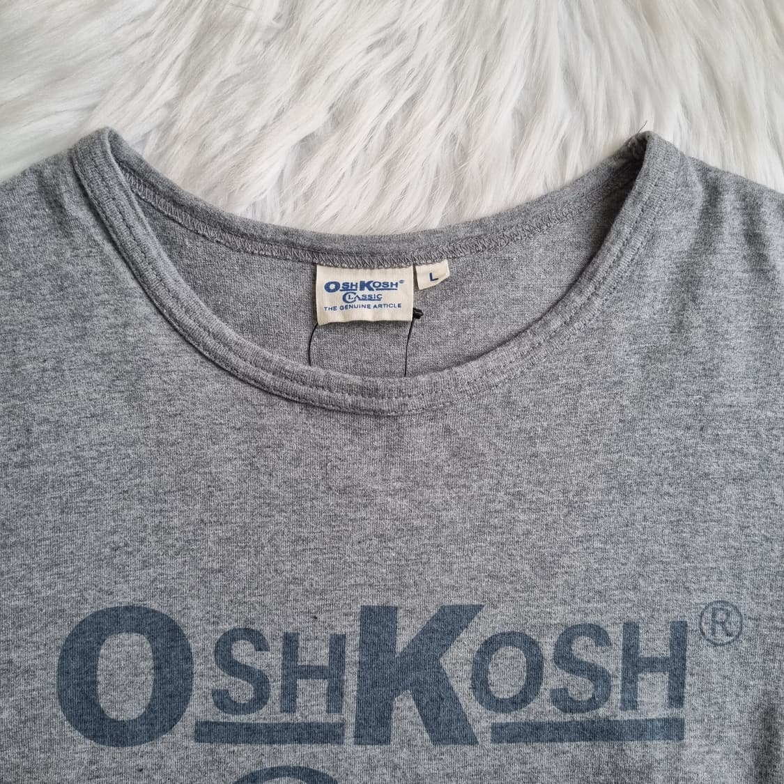 OSHKOSH 레터링 긴팔 티셔츠 1973 상품이미지3