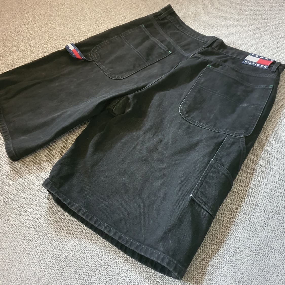 90s타미 힐피거 빈티지 카펜터 데님 숏팬츠 상품이미지1