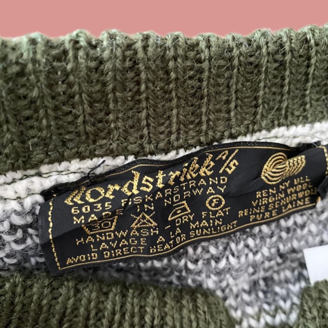 빈티지 노르딕 패턴 가디건 상품이미지6