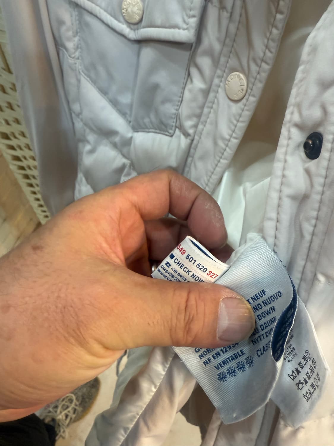 1/44-55 정품 몽클레어 경량패딩 팝니다 상품이미지5