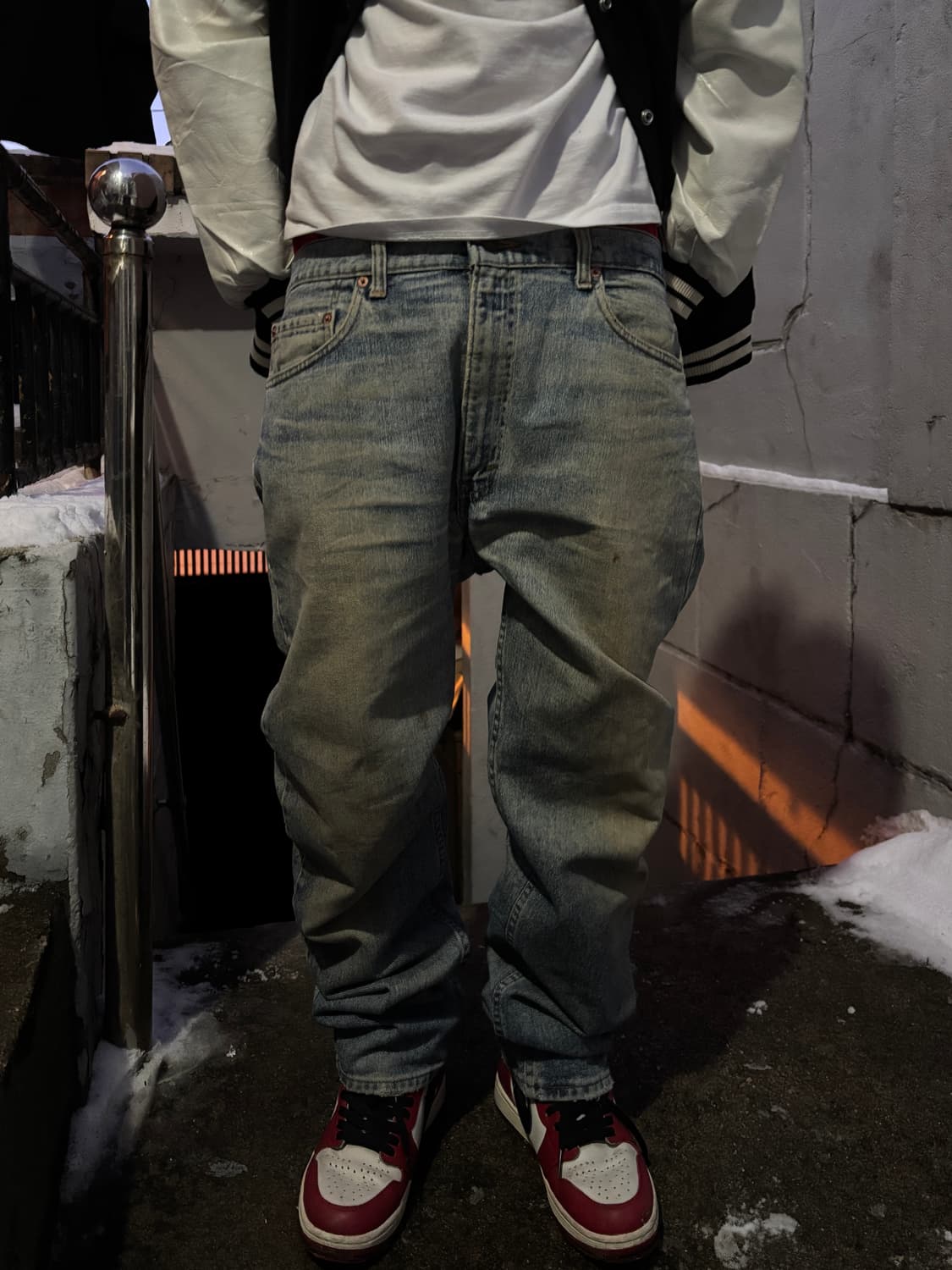 80s 리바이스 505 USA 워싱데님팬츠 상품이미지3