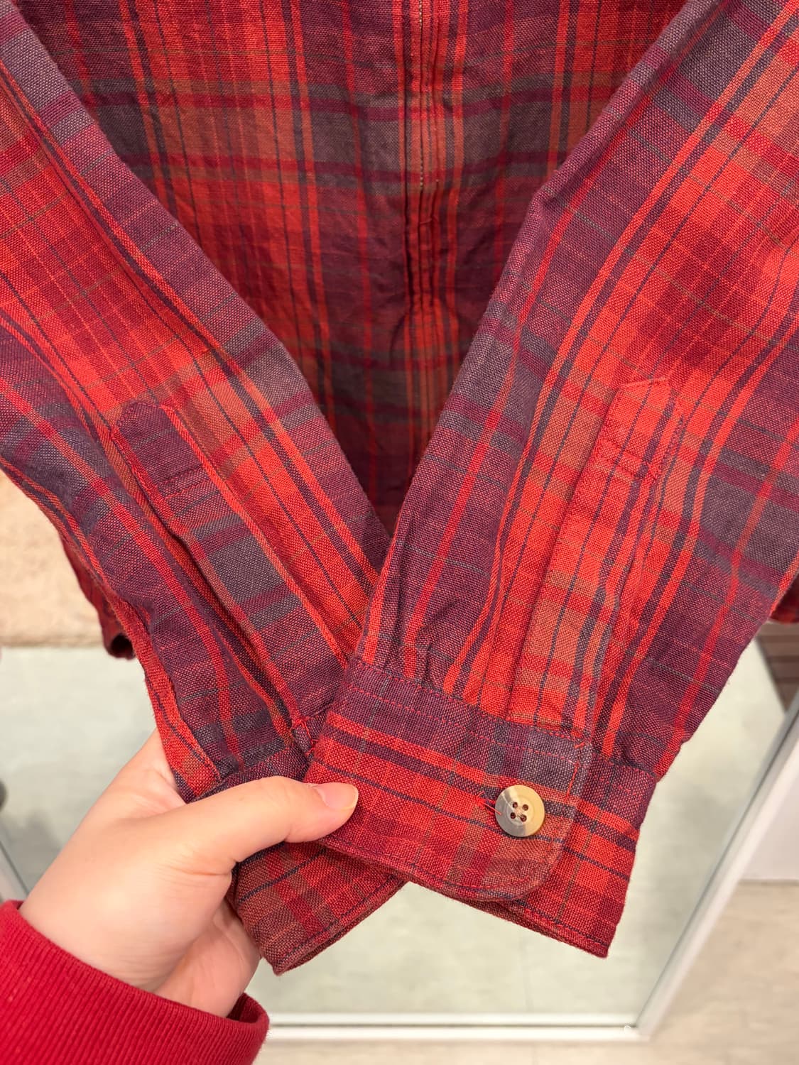 Oshkosh 오시코시 투포켓 체크 집업 셔츠 상품이미지4