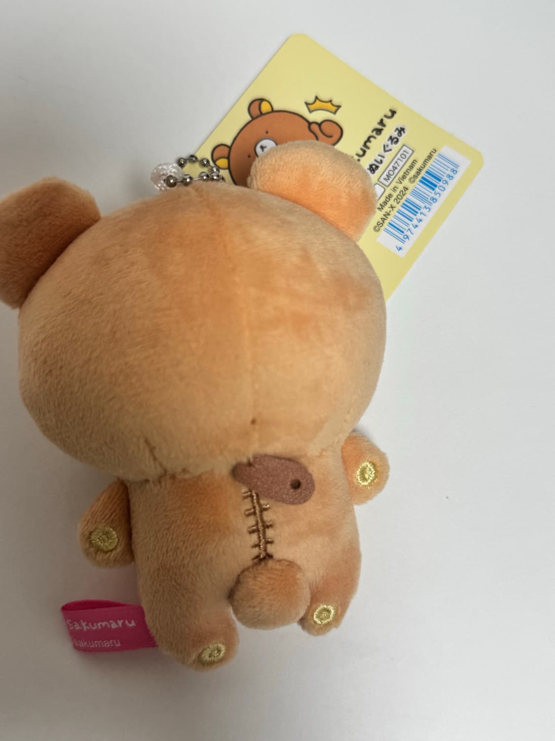 리락쿠마 sakumaru 사쿠마루 콜라보 인형 키링 상품이미지2