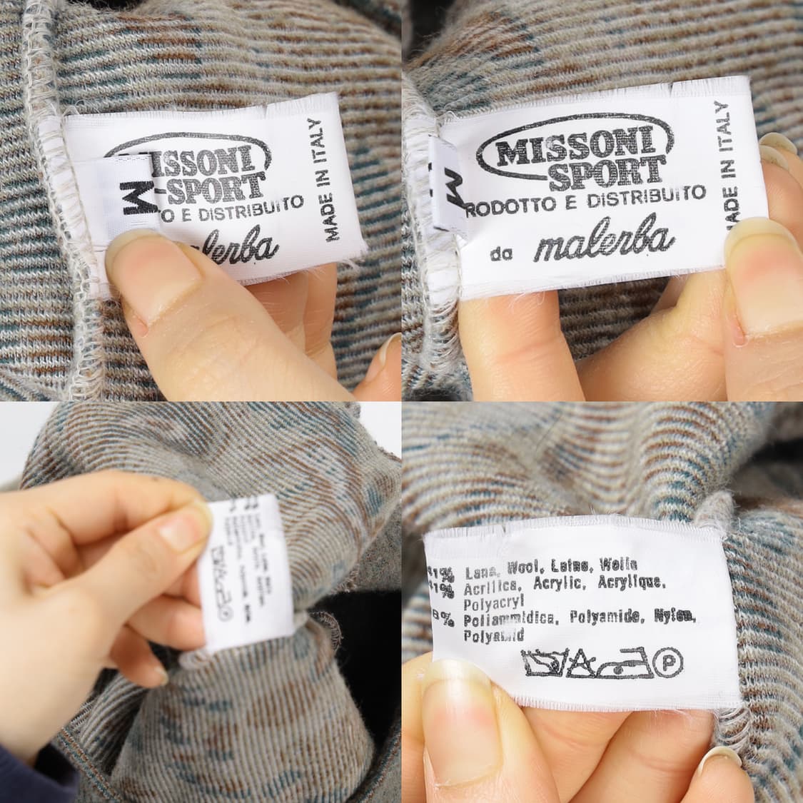 미쏘니 라운드넥 패턴 플리스 롱슬리브 상품이미지9