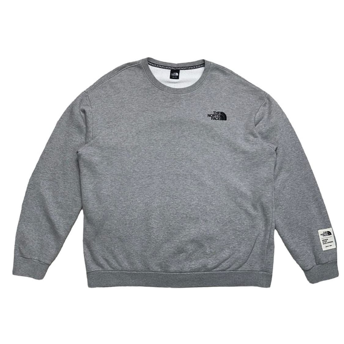 THE NORTH FACE 고 투 스웻셔츠 멜란지 그레이 2XL 상품이미지1