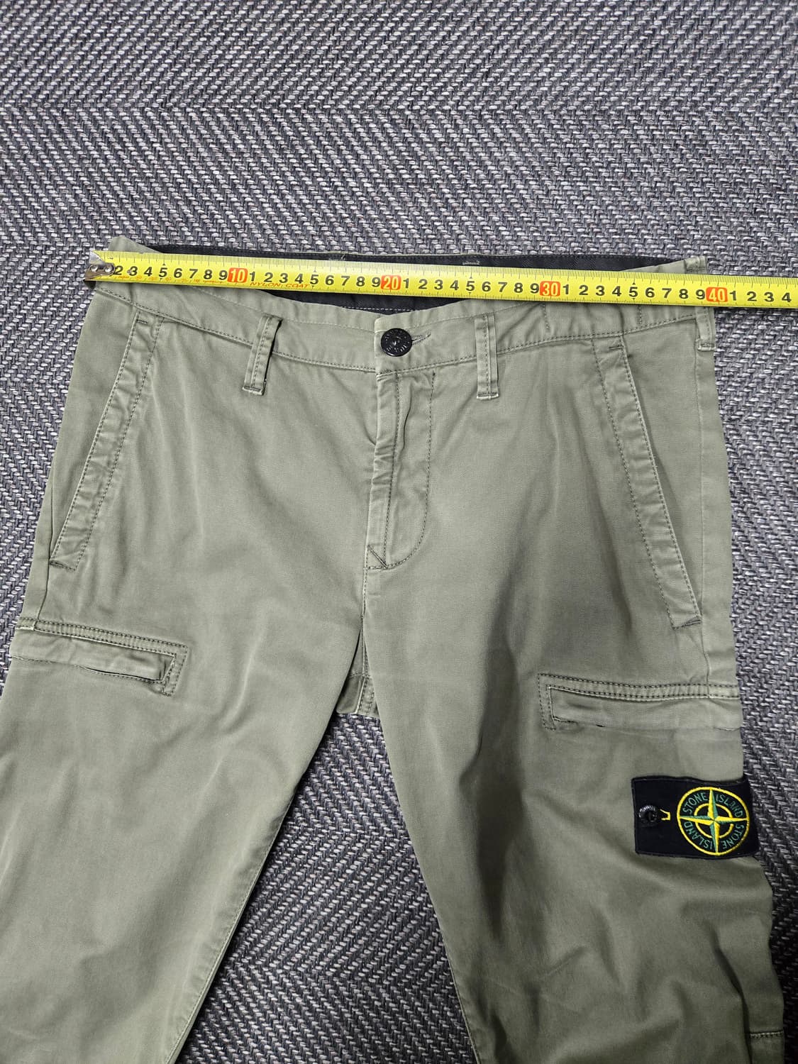 스톤아일랜드 카고팬츠 코튼97%바지 올리브 상품이미지4