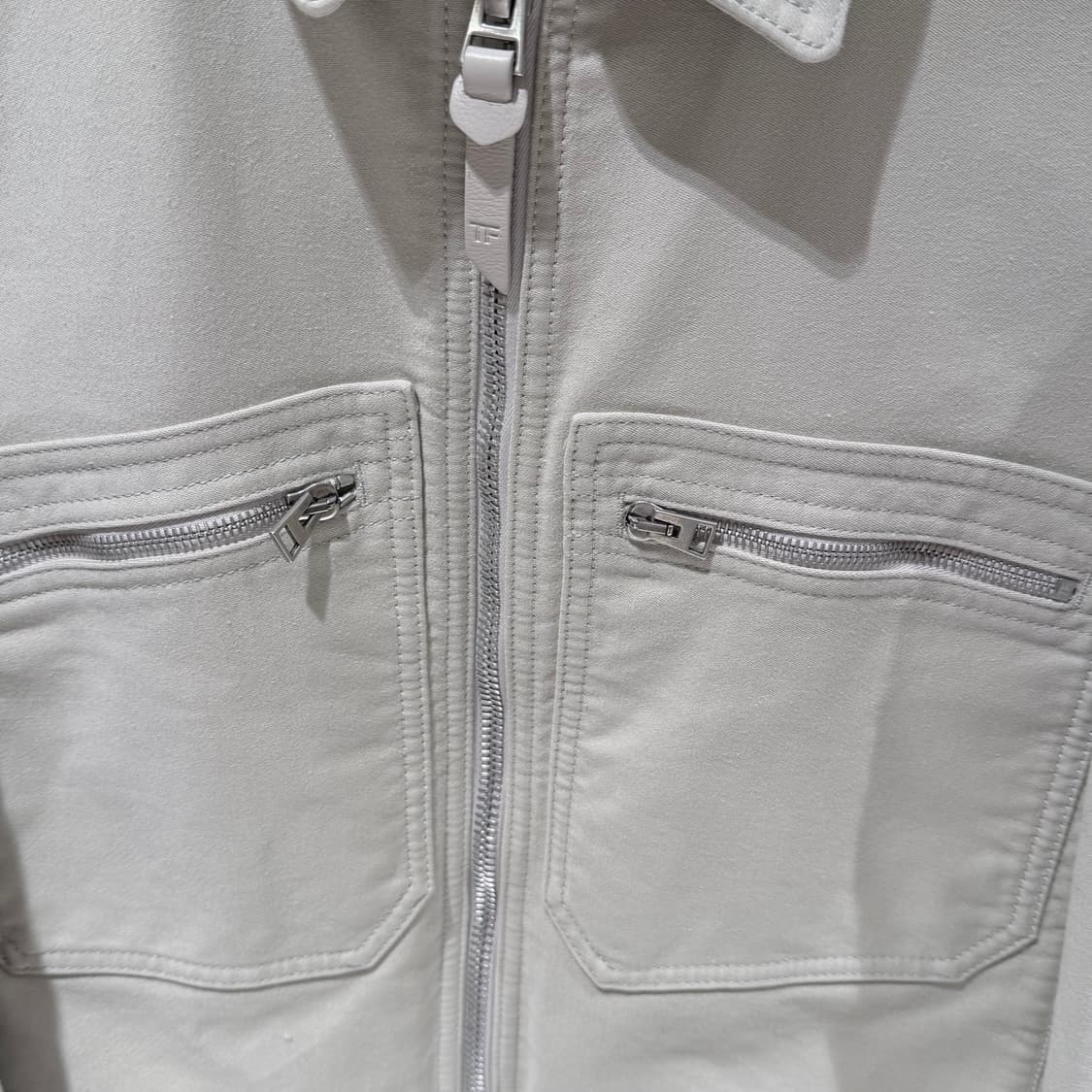 50 / 톰포드 베이지 브러시드 코튼 블루종 자켓 상품이미지3