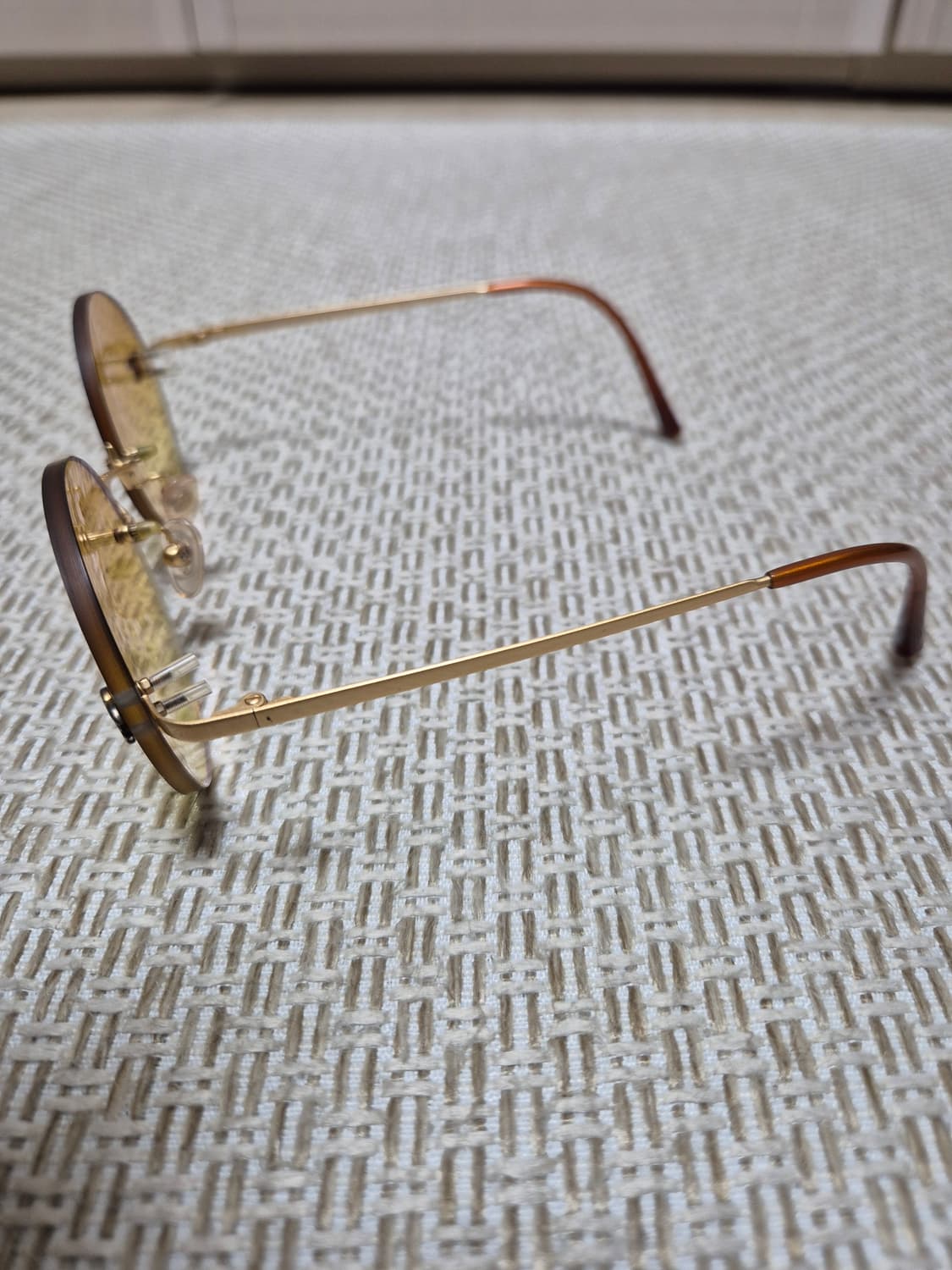 (정품) 샤넬 틴트 선글라스 옐로우 금장 선글라스 무테선글라스 상품이미지6