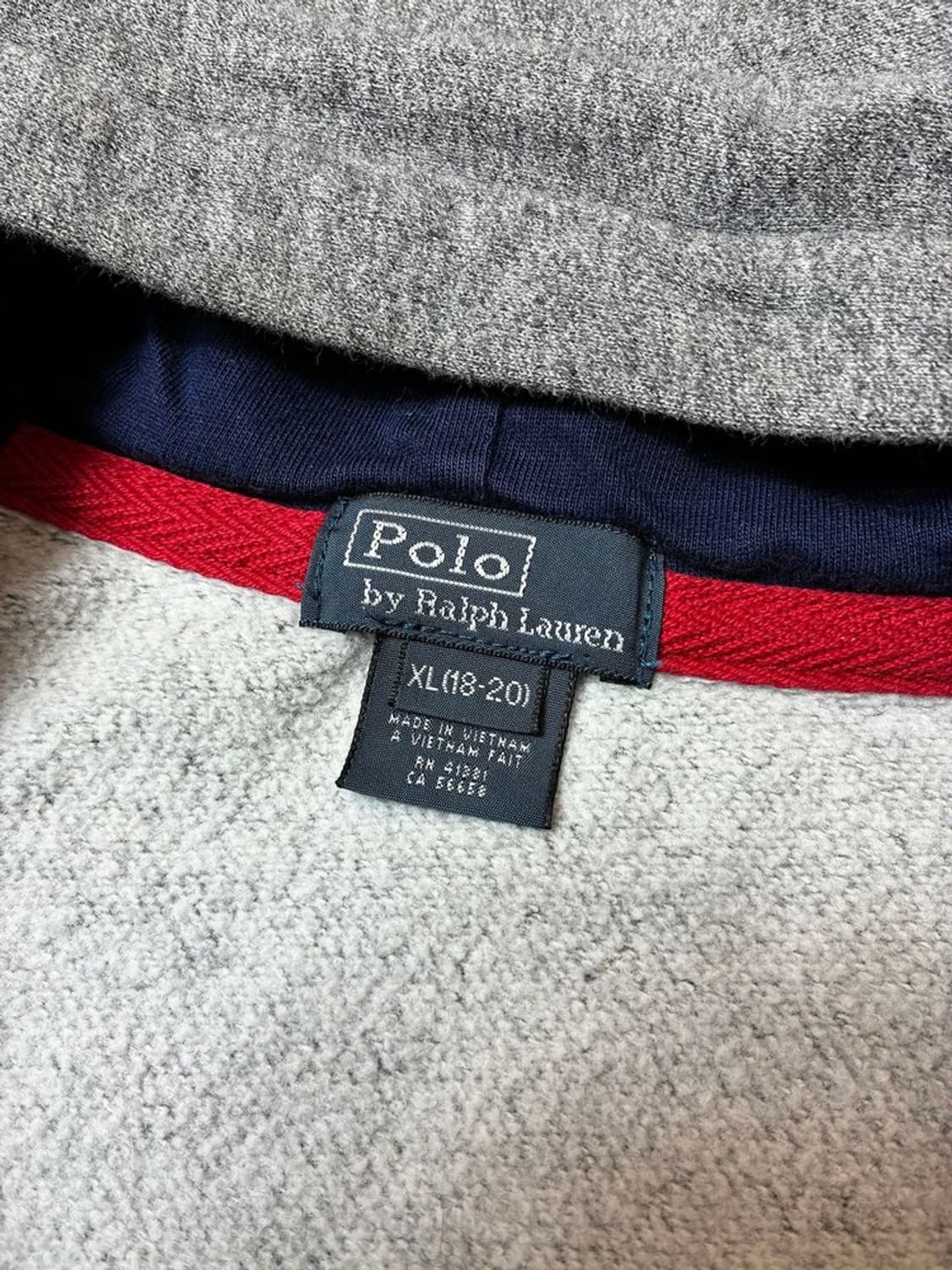 폴로 랄프로렌 00's 빅포니 배색 후드 집업 PN6404 상품이미지8