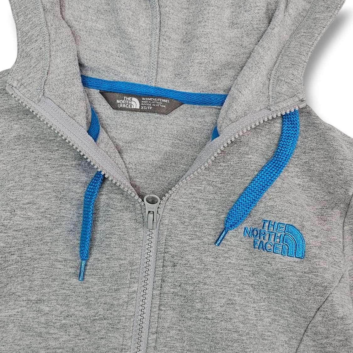  The North Face 노스페이스 그레이 블루 후드집업 상품이미지2