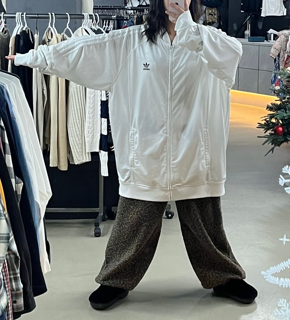 아디다스 화이트 져지 상품이미지2