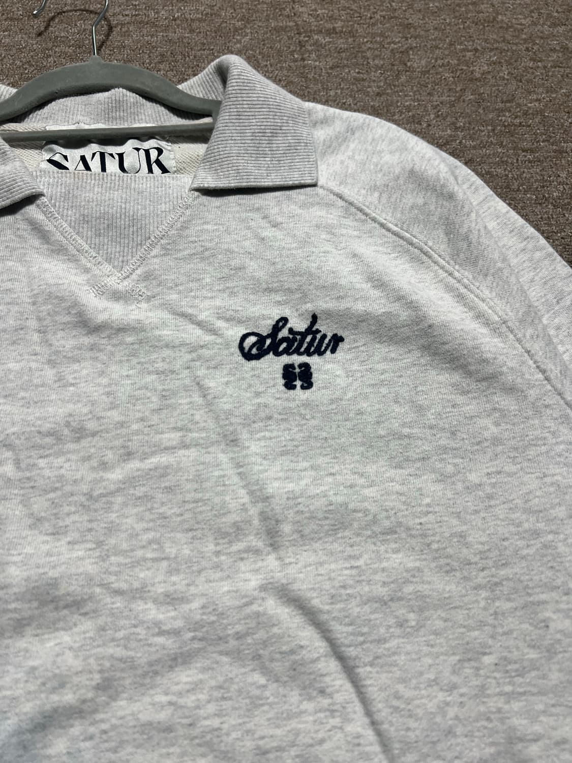 세터 Satur 카라넥 맨투맨 XL 상품이미지3