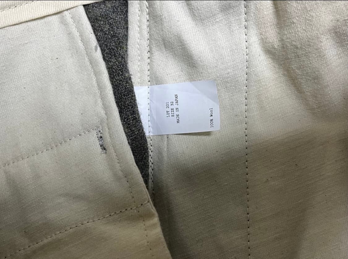 [32] 타이가 타카하시 Lot.201 워크 트라우저 멜란지 브라운 상품이미지7