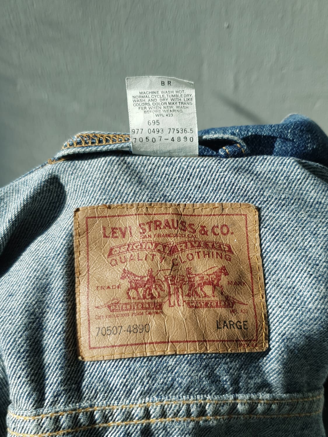 90s Levi's 70507 trucker denim jk 상품이미지10