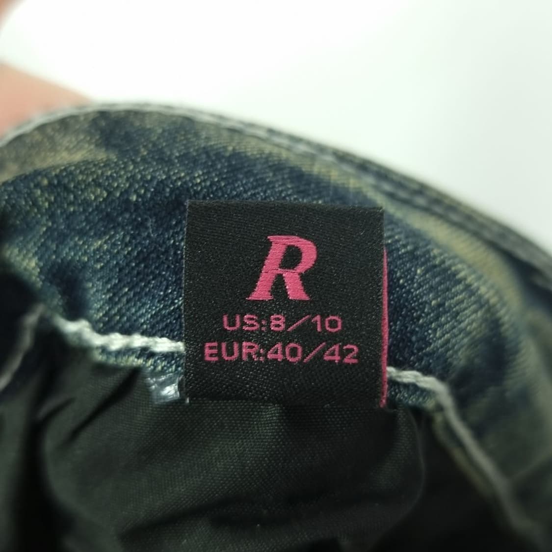 [일본빈티지] Y2K 사이드 레이스 퍼 데님 미니스커트 M18358 상품이미지7