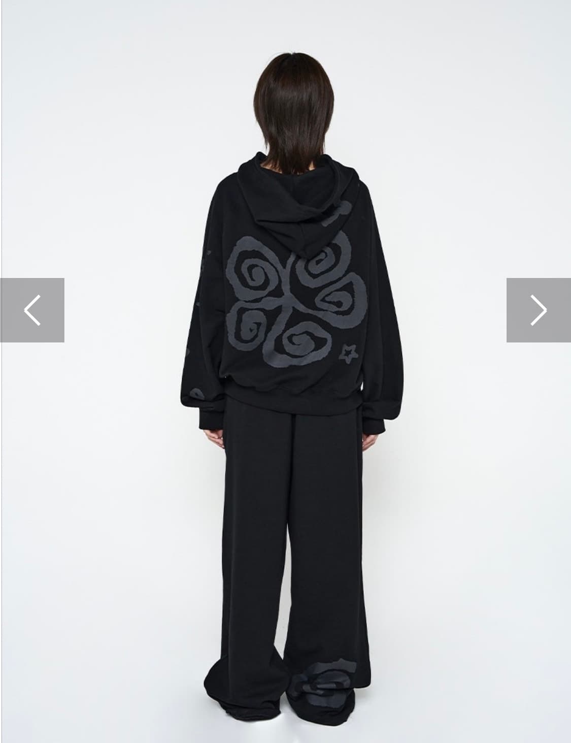 KUL Spiral Harmony Hoodie (Black) 상품이미지2