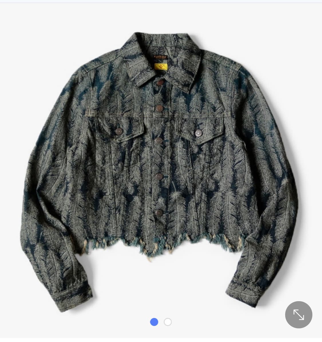 캐피탈 페더 여성 크롭 셔츠 자켓 상품이미지1