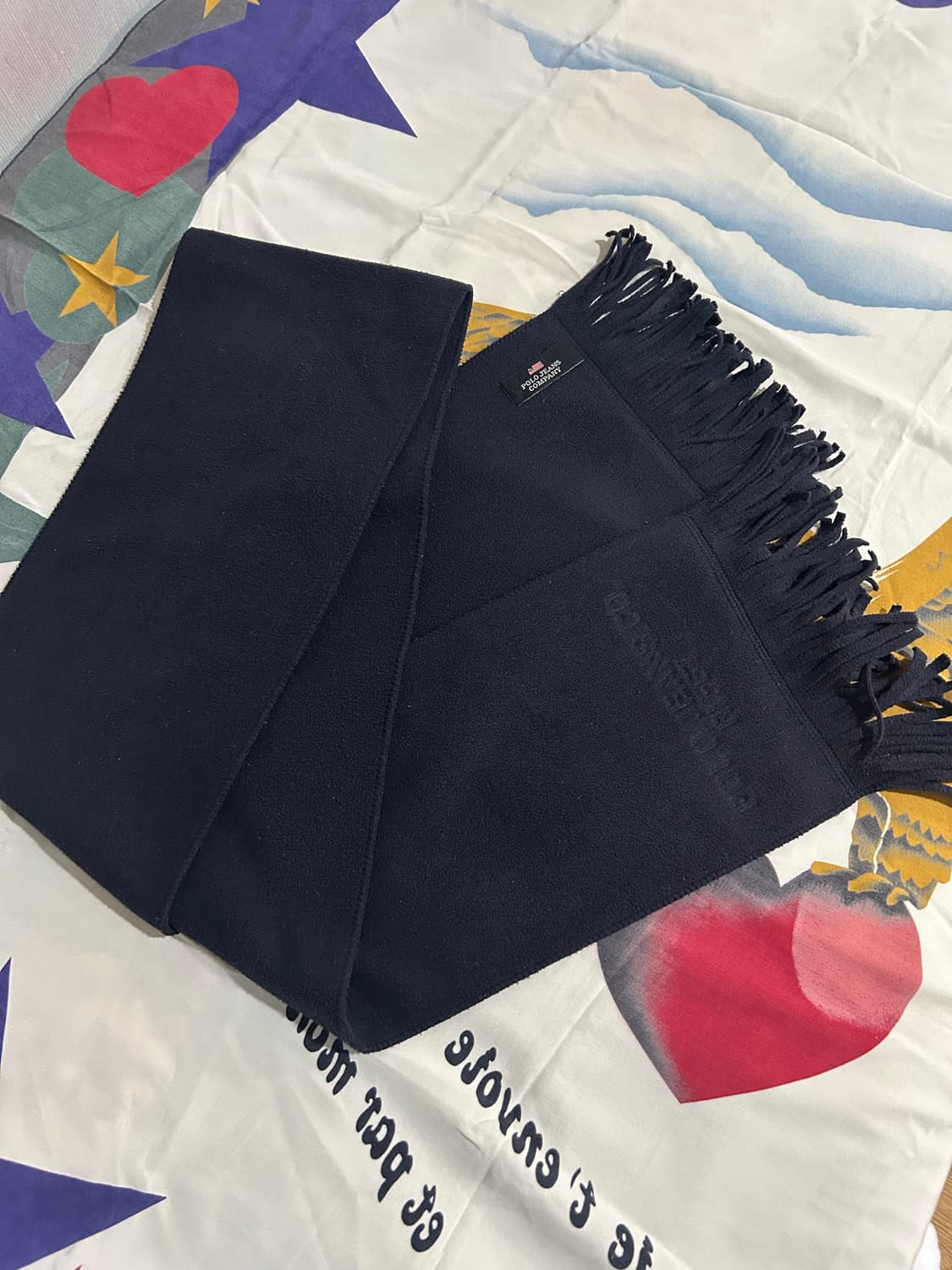 폴로진스RL67 네이비머플러 상품이미지4