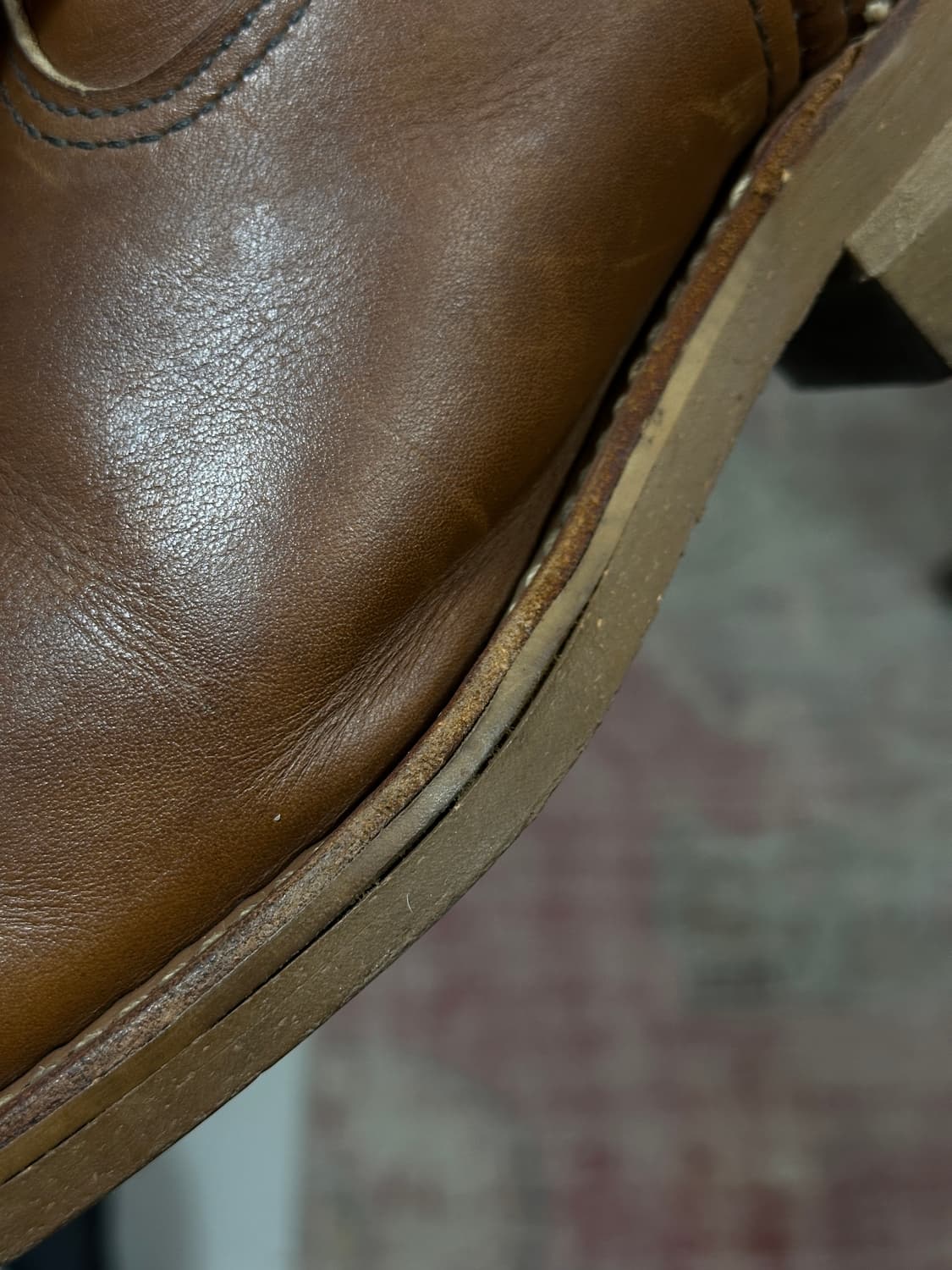 80's OG USA Made 레드윙 1155 페코스 웨스턴 부츠 상품이미지10