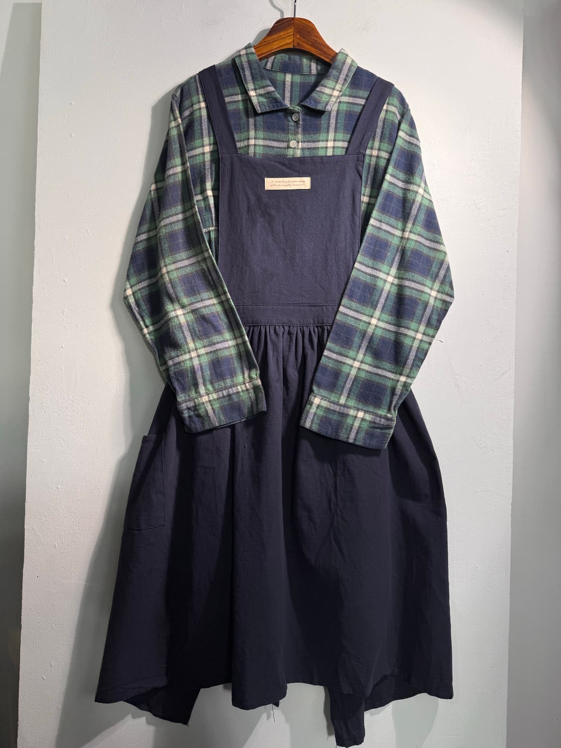 Japanese vintage 꽃집 코디세트 C557 상품이미지4