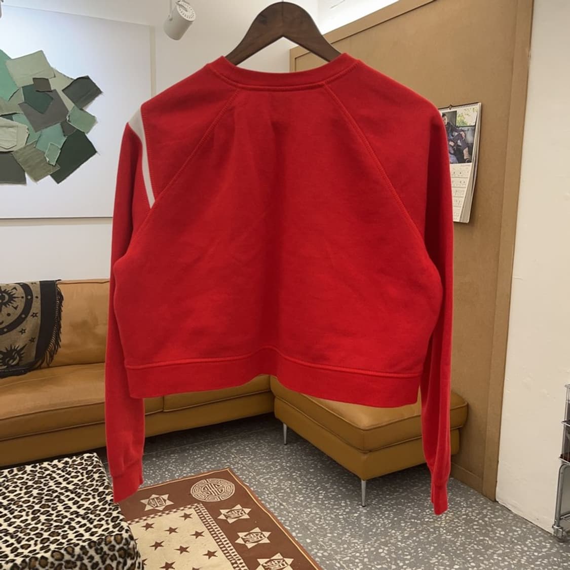 나이키 우먼 nsw 빅스우시 크롭 기모 맨투맨 L C09307 상품이미지4