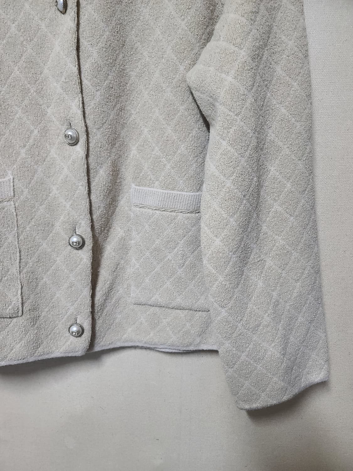 닥스 런던 퀄팅 울혼방 가디건 상품이미지2