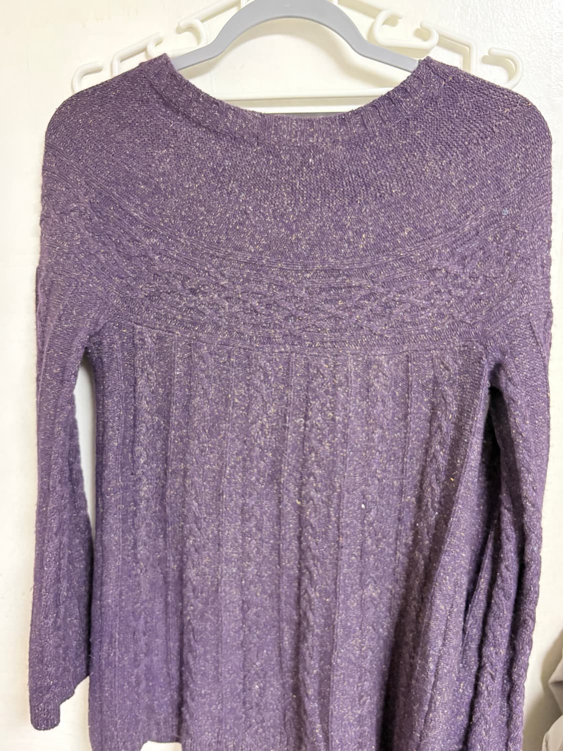 스즈코 빈티지 보라색 모리걸 가디건 상품이미지3