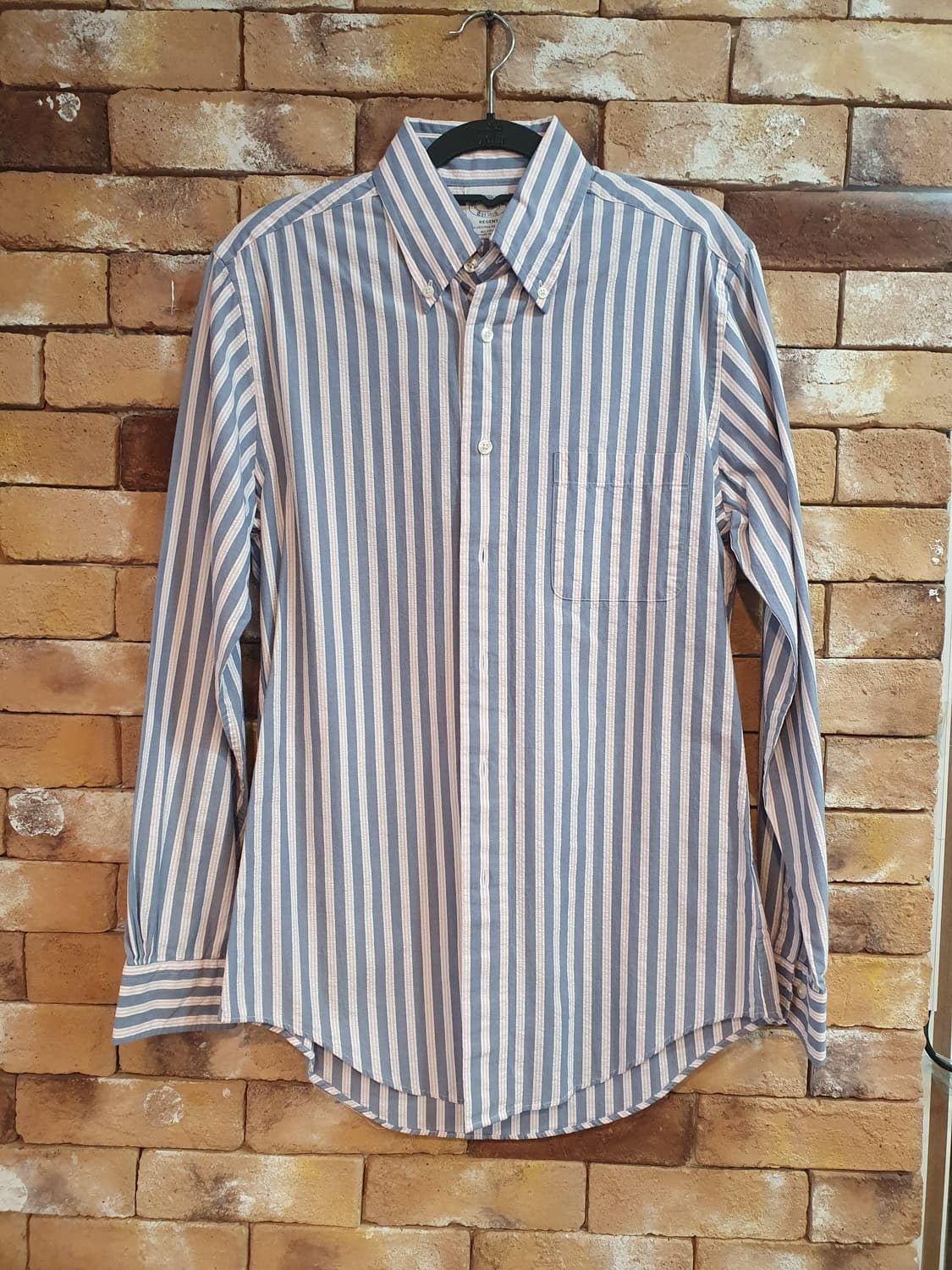 브룩스브라더스 셔츠 블루 스트라이프 상품이미지1