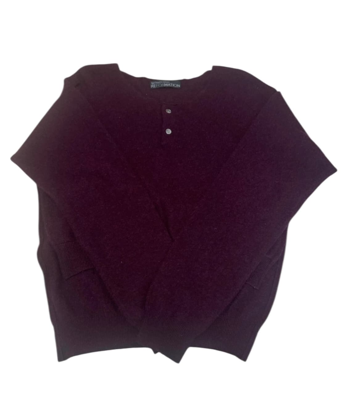 버건디 울 니트 상품이미지1