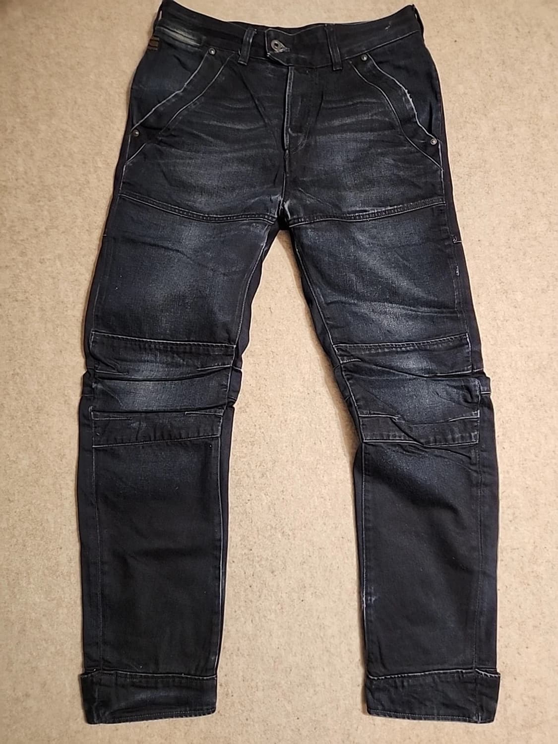 지스타 로우 랙컴 3D 테이퍼드 진 상품이미지2