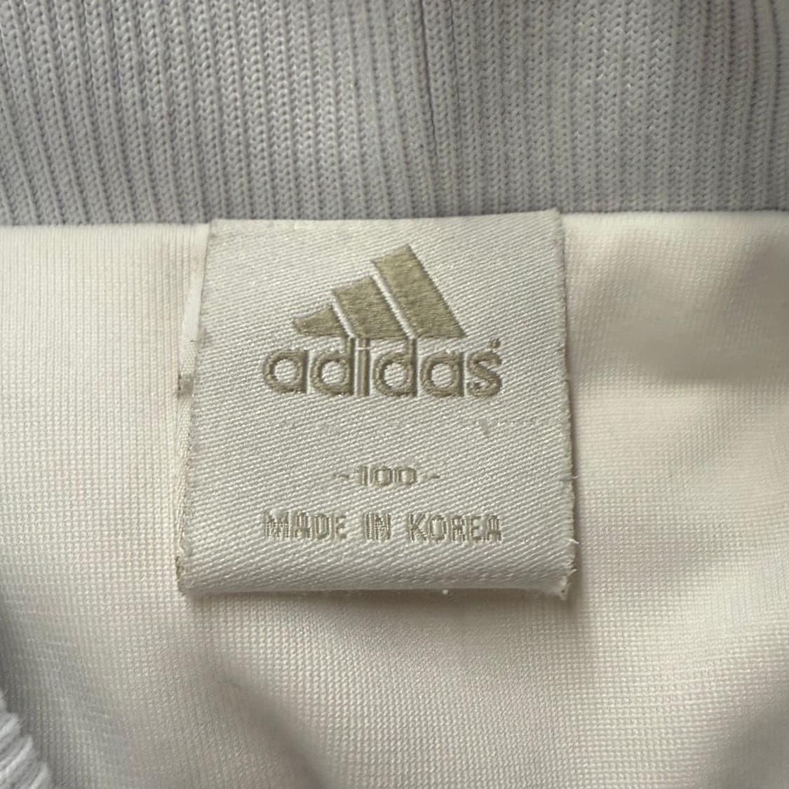 아디다스 흰금 흰골 져지 트랙탑 100 상품이미지5
