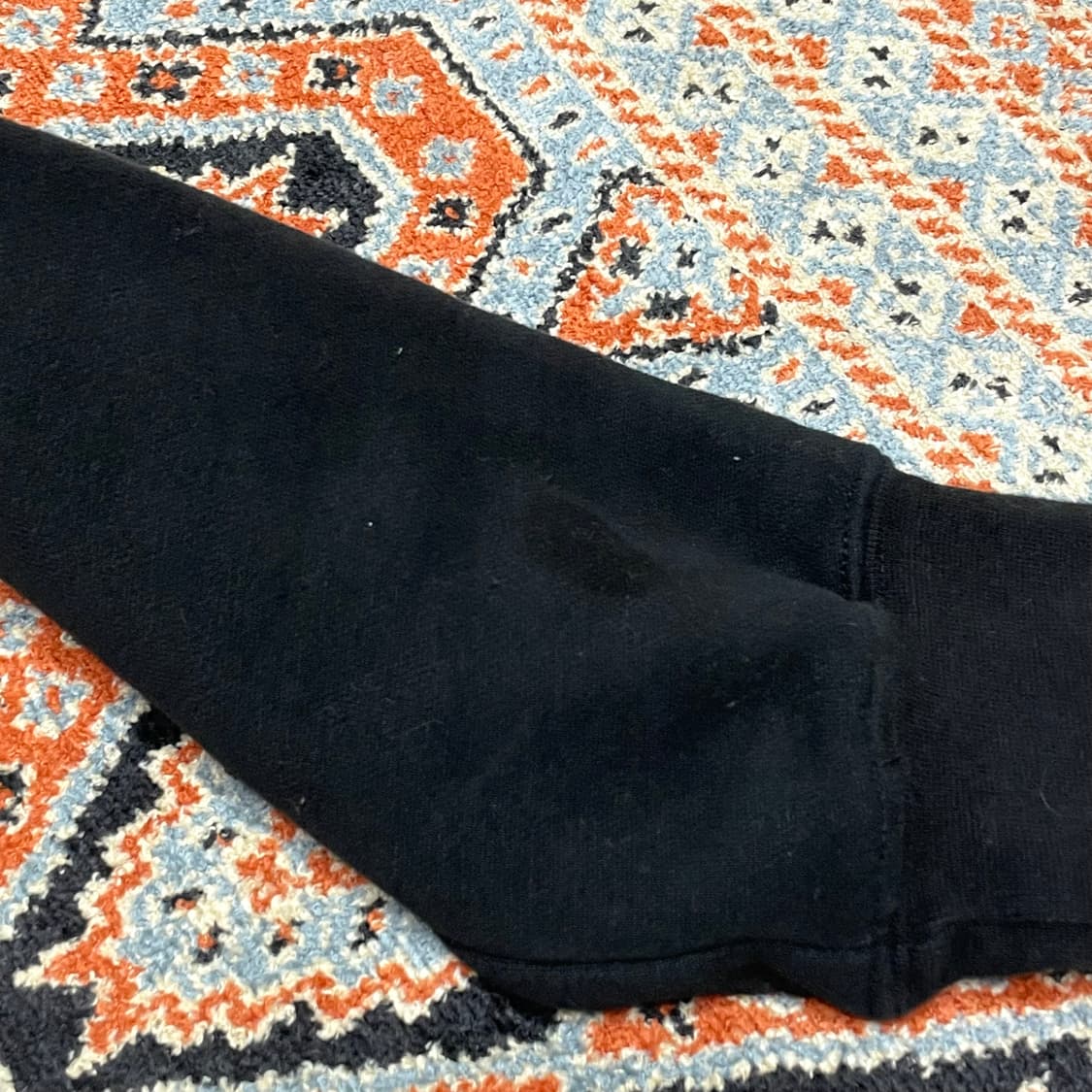 푸마 시그니처로고 블랙 기모 후드티셔츠 여성S 상품이미지4