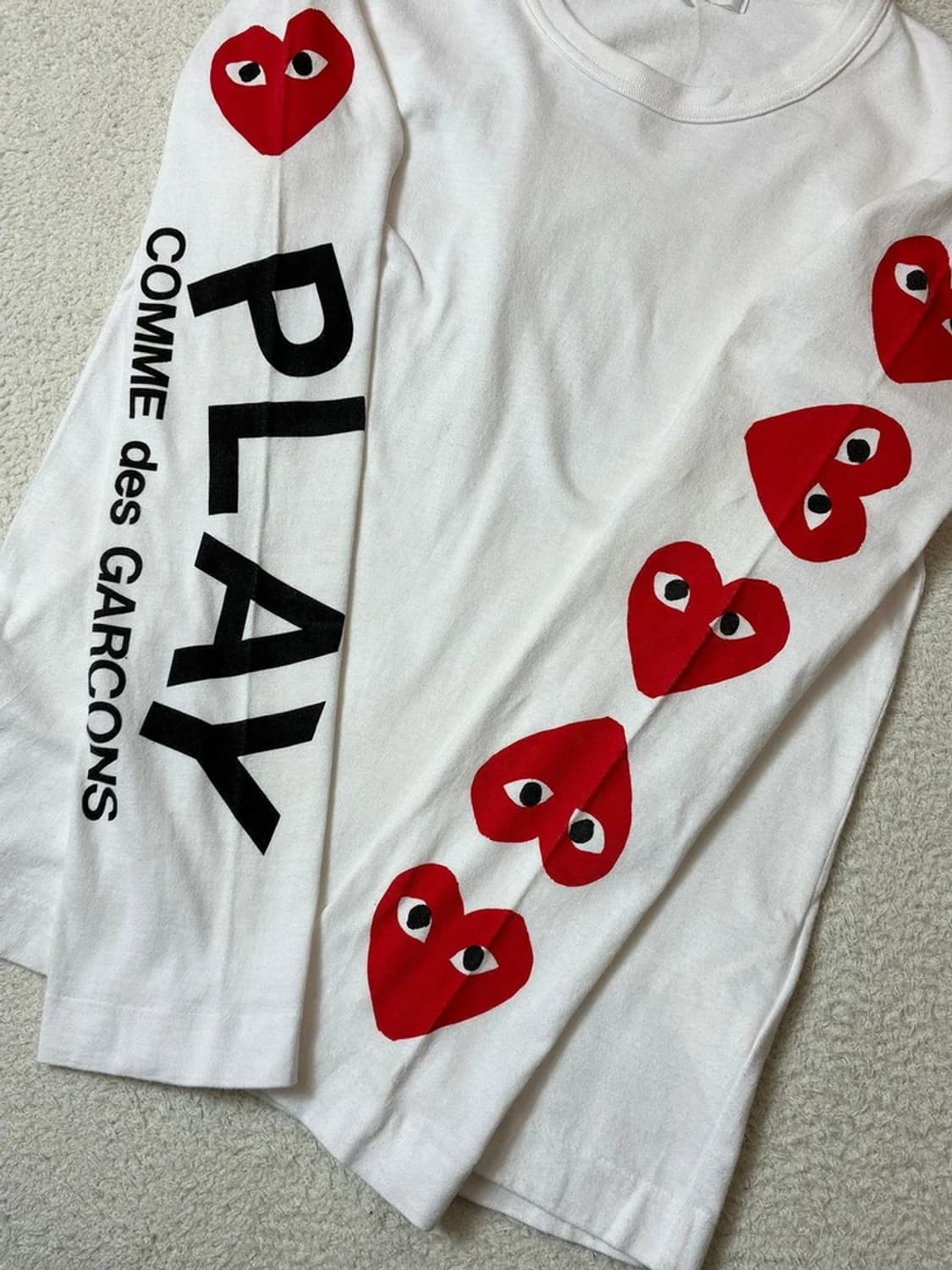 꼼데가르송 스펠아웃 로고 롱 슬리브 PN6787 상품이미지4