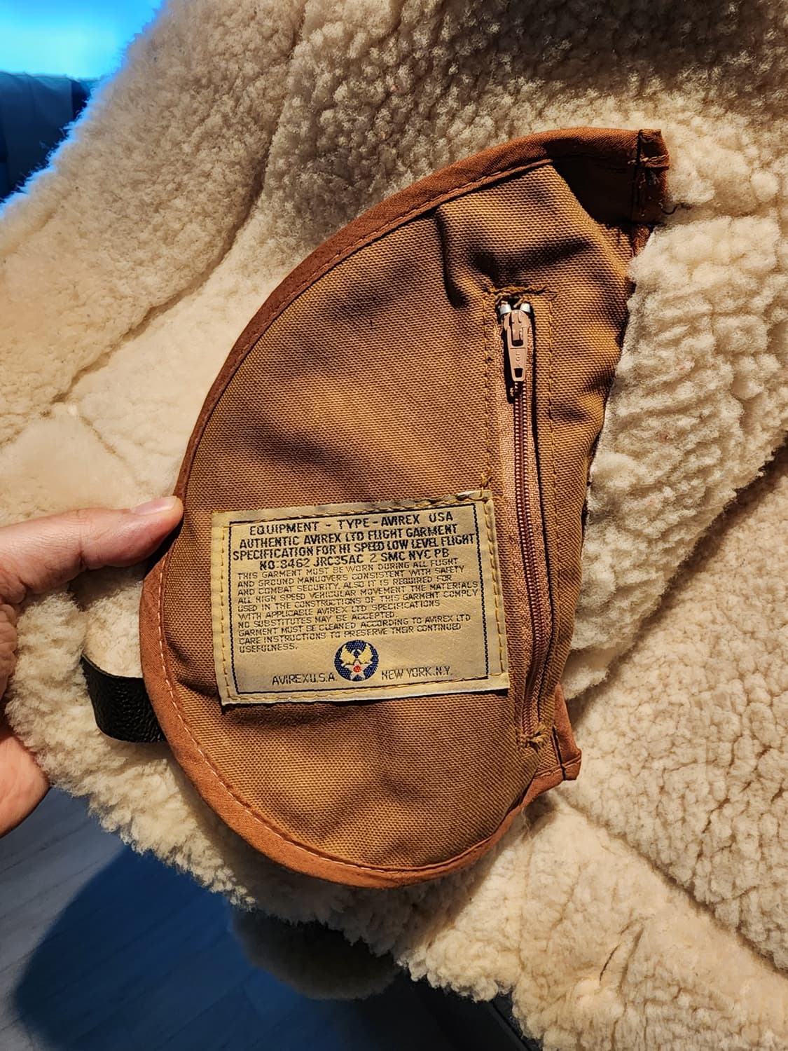 70's 아비렉스 B-3 무스탕 상품이미지7