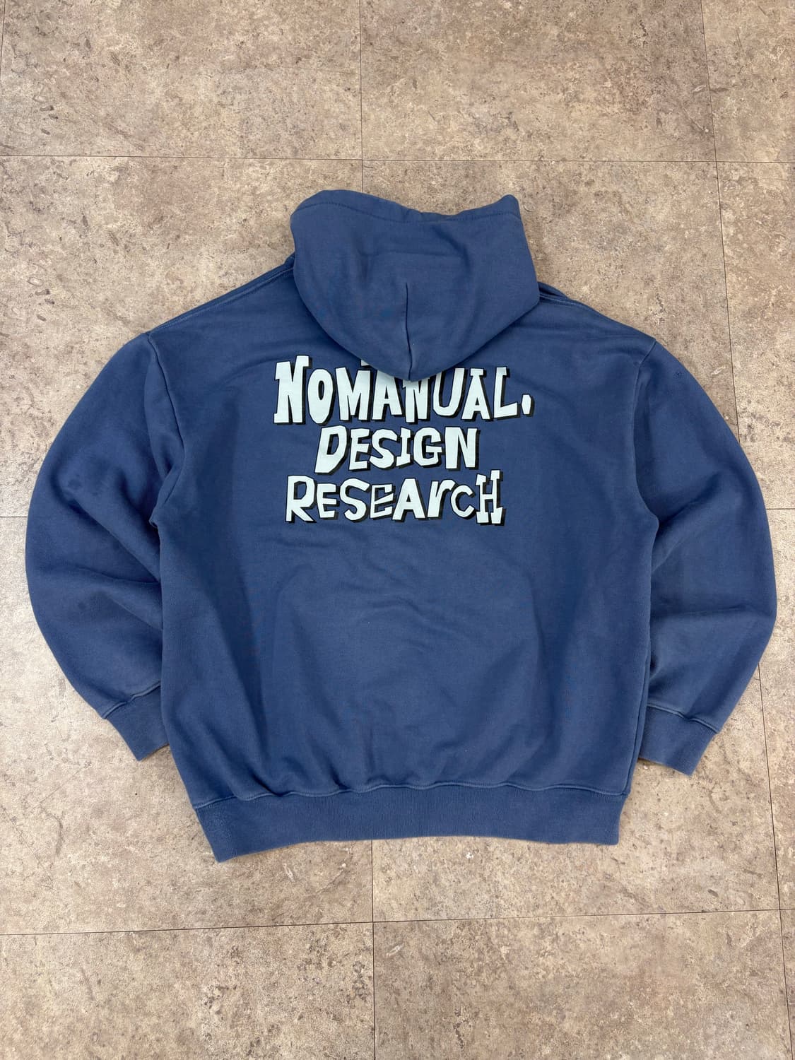 nomanual 블루 후드티 #csz356 상품이미지5