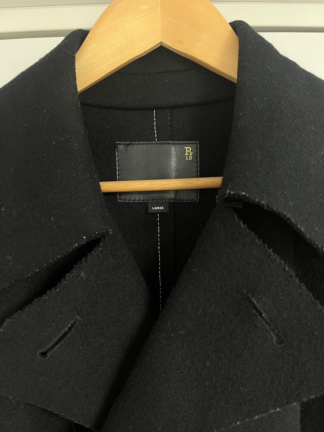 R13 체스터필드 코트 L 상품이미지3