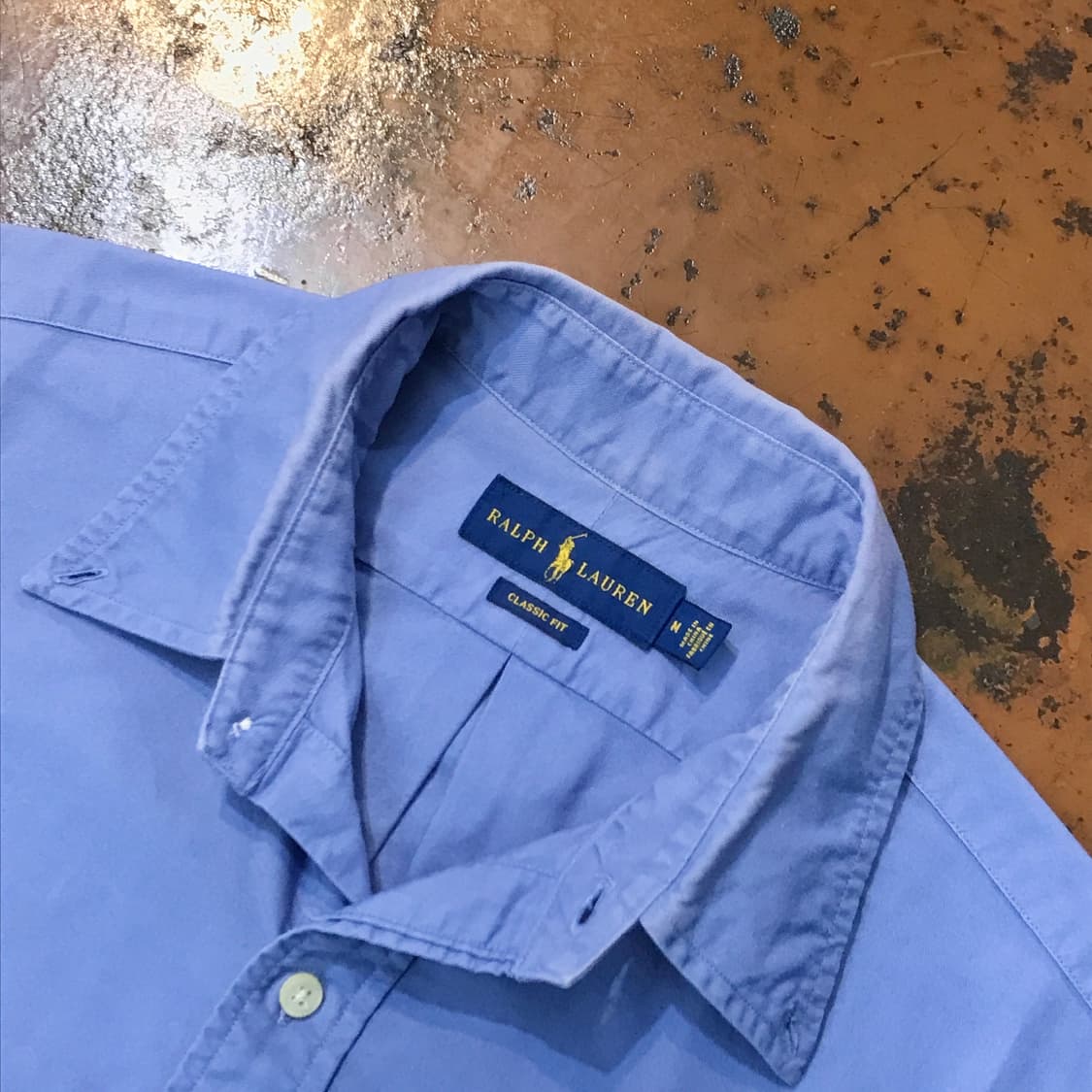 폴로랄프로렌 인디 블루 옥스포드 셔츠 남방 남성 105 사이즈 상품이미지4