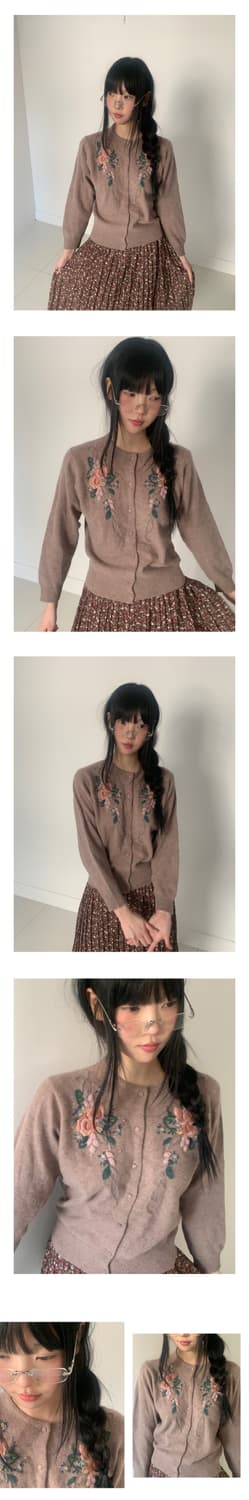 Flower pleats skirt(red) 상품이미지9