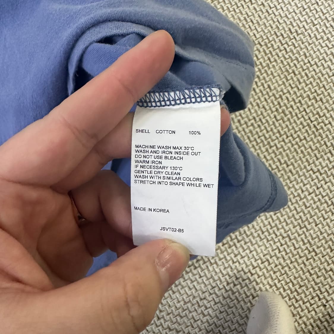 L 비바스튜디오 로고 반팔 티셔츠 0414D 상품이미지3