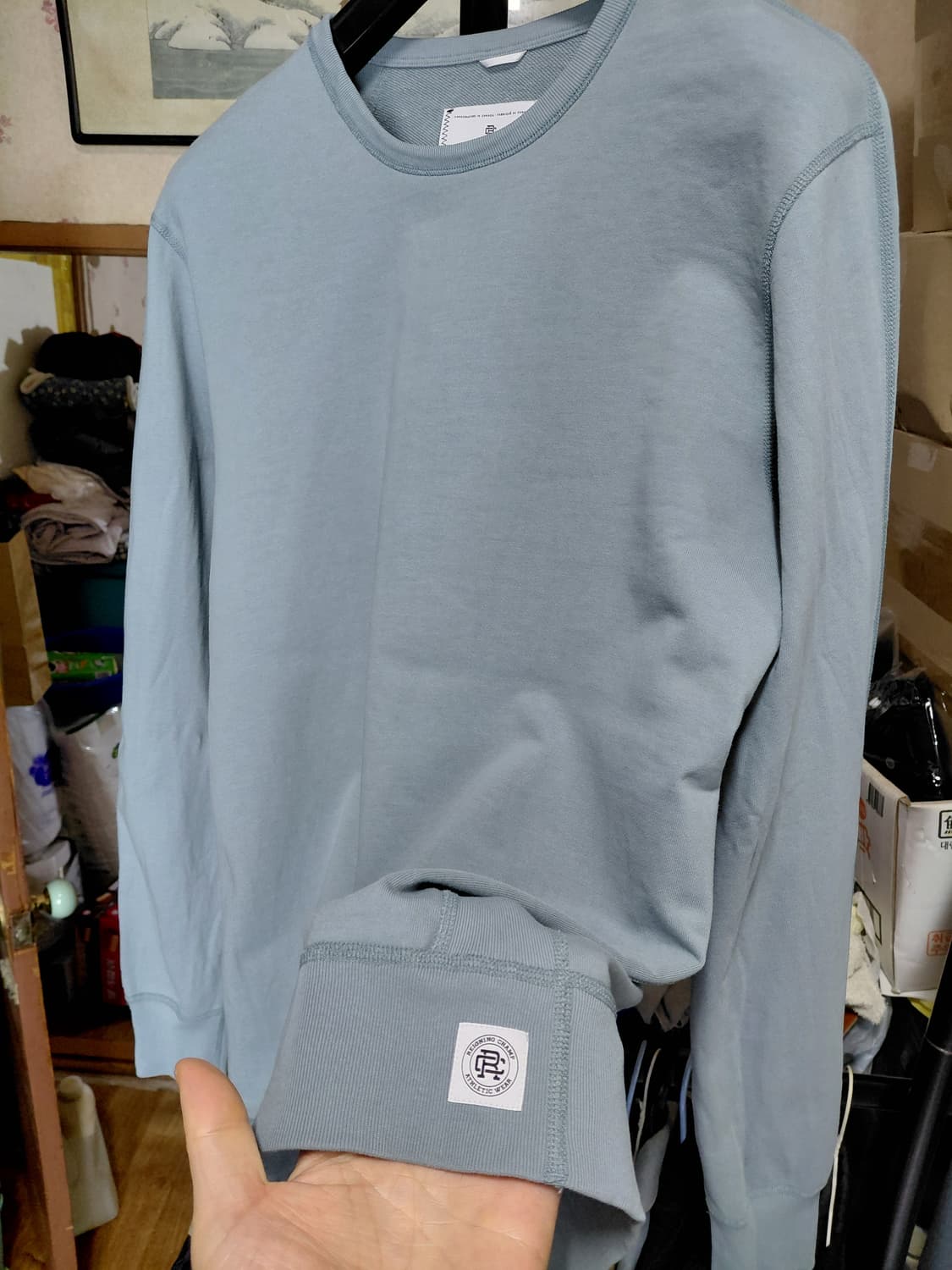 [레이닝챔프]코튼 맨투맨 XL사이즈 상품이미지4